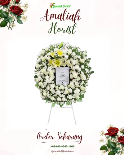 Krans Bunga Duka Cita di Cintaasih